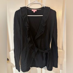 Lilly Pulitzer cashmere wrap sweater
